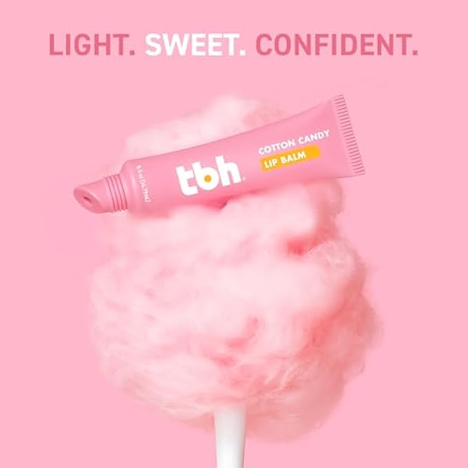 tbh KIDS LIP BUTTER BALM FOR KIDS | VEGAN TINTED LIP BALM & LIP GLOSS FOR GIRLS | SAFE, HYDRATING, NATURAL TWEEN LIP CARE - COTTON CANDY & SUGAR COOKIE FLAVORS - Image 4